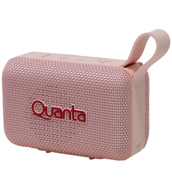  Speaker Quanta QTSPS80 8 watts 2200mAh/USB/Aux - Rosa
