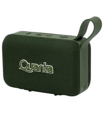  Speaker Quanta QTSPS80 8 watts 2200mAh/USB/Aux - Verde