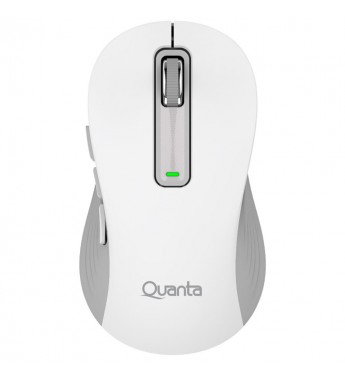 Mouse Wireless Quanta QTMOI40 Click & Go 1600DPI - Blanco