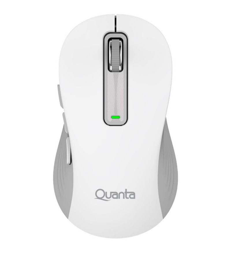 Mouse Wireless Quanta QTMOI40 Click & Go 1600DPI - Blanco