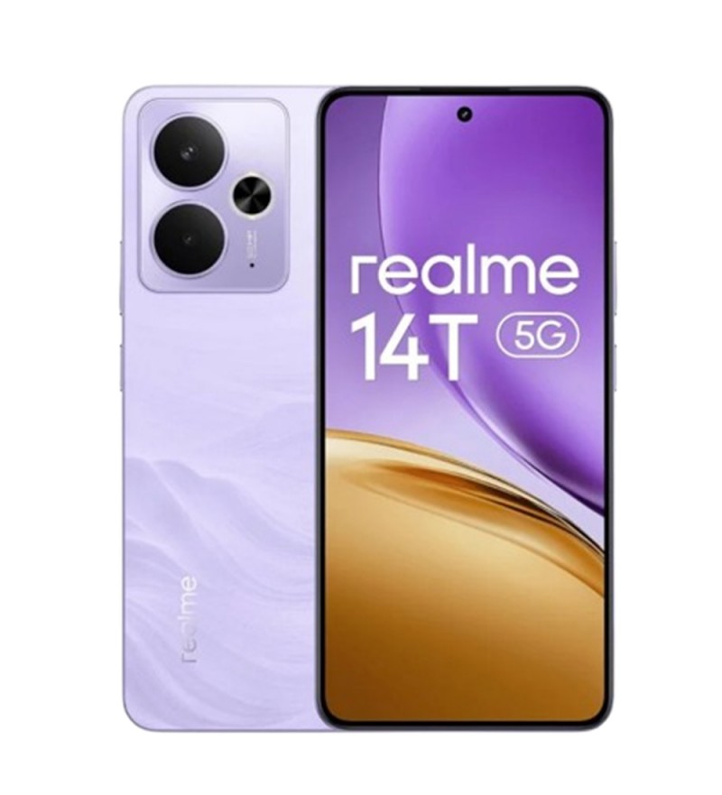Smartphone Realme 14T RMX5078 DS NFC 8/256GB 6.67" 50+2/16MP 45W - Purple (Anatel)