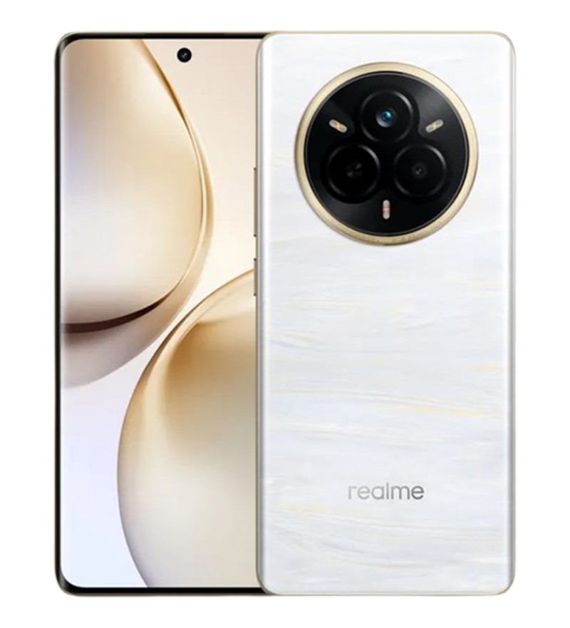 Smartphone Realme 14 Pro RMX5056 DS NFC 5G 12/256GB 6.77" 50+12/16Mp 45W - White (Anatel)