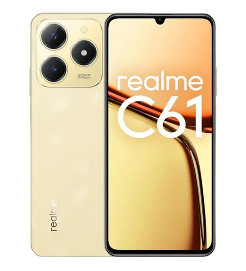 Smartphone Realme C61 RMX3930 DS LTE NFC 6/256GB 6.74" 8/50MP - Gold