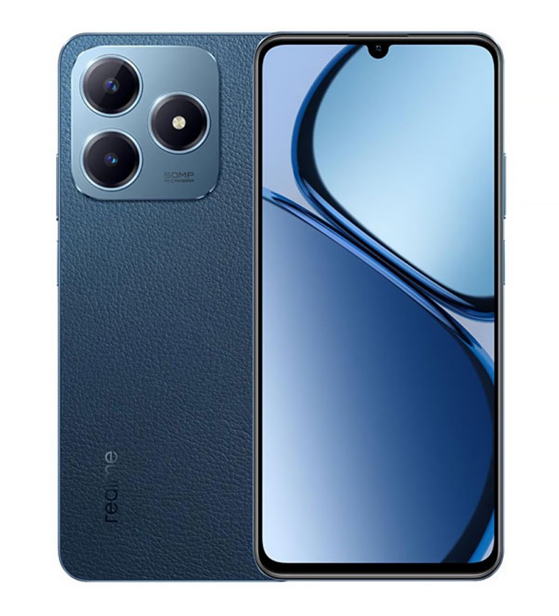 Smartphone Realme C63 RMX3939 DS LTE NFC 6/128GB 6.74'' 50+0.8/8MP 45W - Blue (Anatel)