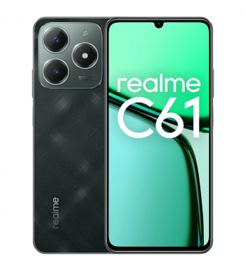 Smartphone Realme C61 RMX3930 LTE DS NFC 4/128GB 6.74" 8/50MP - Green (Anatel)