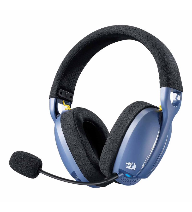 Auricular Inalámbrico Redragon H878BB Skuld PRO Wireless/Bluetooth/USB-C - Black/Blue
