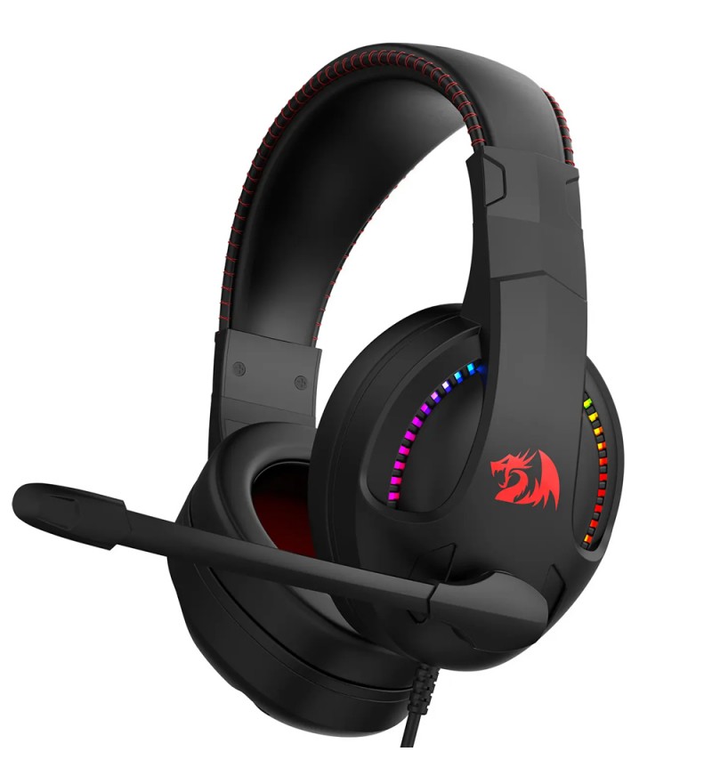 Auricular Redragon H211-RGB CRONUS 3.5MM+USB- Black 