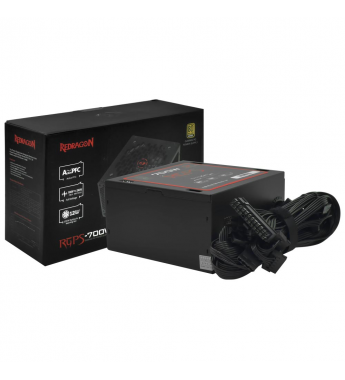 Fuente de Alimentación Redragon RGPS-700W GC-PS026 ATX Full Range - 80 Plus Bronze