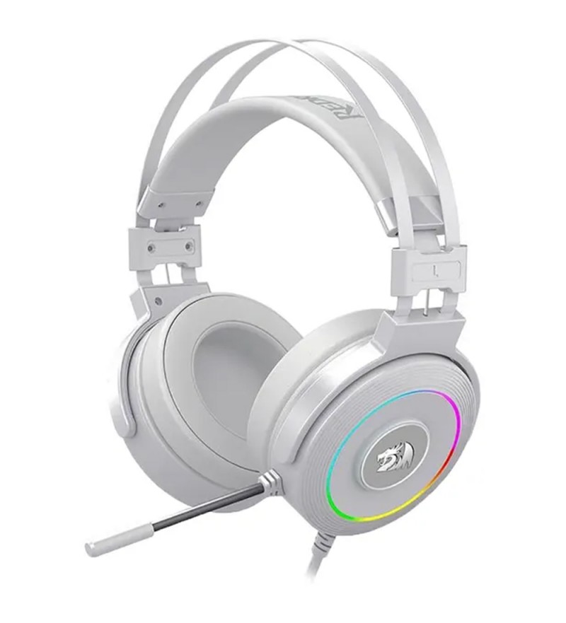 Auricular Redragon Lamia 2 H320W-RGB USB/RGB con Base - White (Caja Fea)