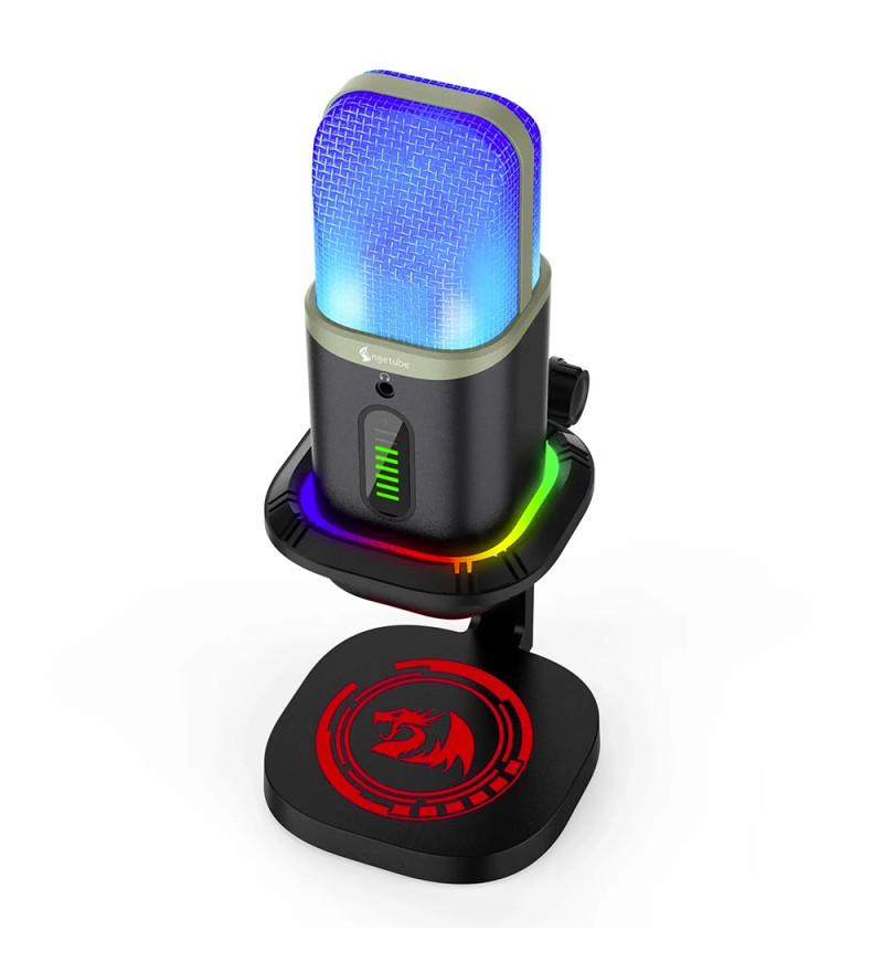 Micrófono Redragon GM305 Echowave RGB/USB-C - Black