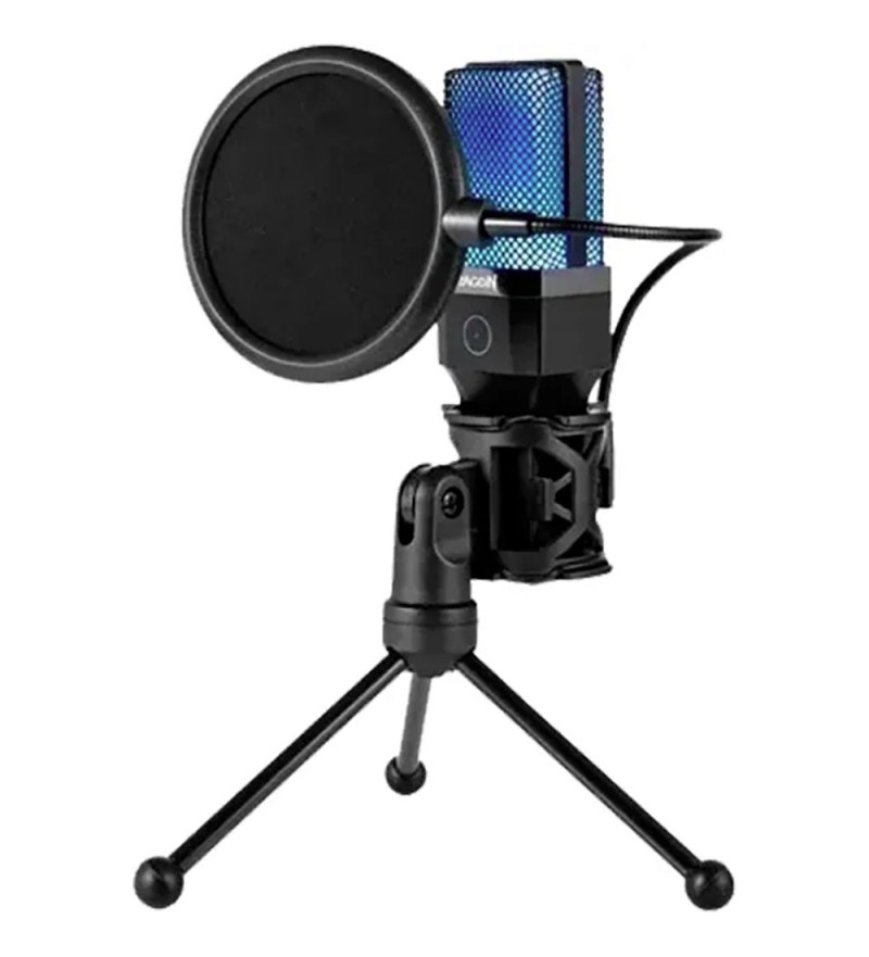 Micrófono Redragon GM212 Adne RGB/USB-C - Black