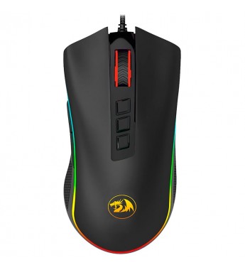 Mouse Gaming Redragon Cobra FPS M711-FPS-1/RGB/32000DPI Ajustable/8 Botones- Negro