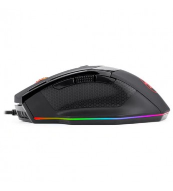 Mouse Redragron Sniper M801-RGB/12400DPI Ajustable/ 9 Botones - Negro