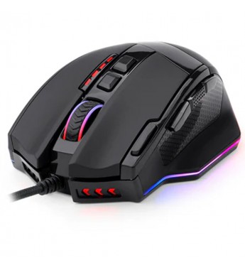 Mouse Redragron Sniper M801-RGB/12400DPI Ajustable/ 9 Botones - Negro