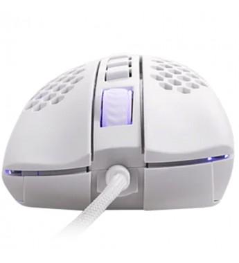 Mouse Gaming Redragon Storm M808W-RGB/12400DPI Ajustable/7 Botones - Blanco