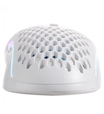 Mouse Gaming Redragon Storm M808W-RGB/12400DPI Ajustable/7 Botones - Blanco