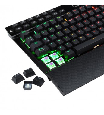 Teclado Gaming Redragon Yama K550 RGB Switch Outemu Purple Wired (Español) - Black
