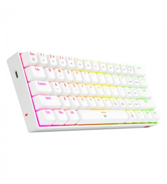 Teclado Gaming Redragon DRAGONBORN K630W con Retroiluminación RGB Chroma (Inglés) - Blanco
