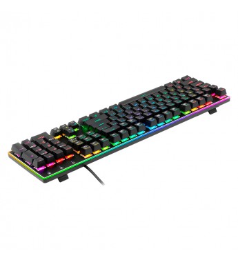 Teclado Gaming Ratri K595RGB/RGB Black Switch (Ingles) - Negro 