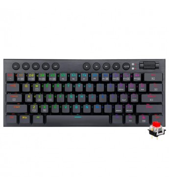 Teclado Gaming Redragon Horus Mini K632 RGB Switch Red Wired (Ingles) - Black