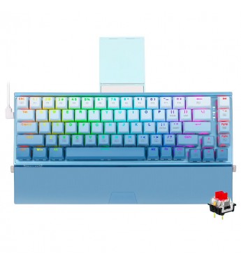 Teclado Gaming Redragon Shaco K641B-BW-RGB Switch Red Wireless (Ingles) - Blue