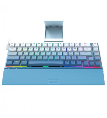 Teclado Gaming Redragon Shaco K641B-BW-RGB Switch Red Wireless (Ingles) - Blue