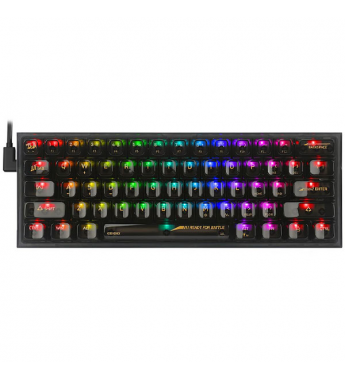 Teclado Gamer Redragon Fizz K617CTB-RGB Mechanical USB-C/FB/(Inglés) - Black