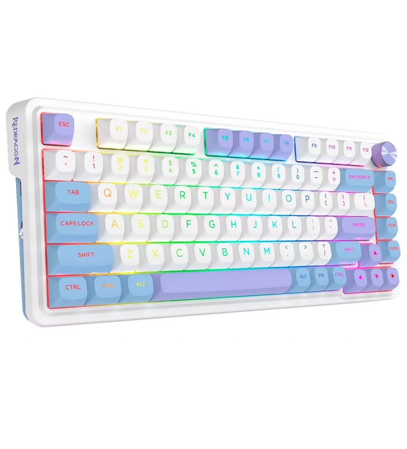 Teclado Gamer Redragon Ucal Max K673WBP-RGB-MAX (Inglés) - White