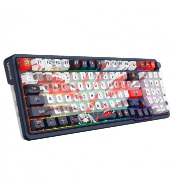 Teclado Redragon Eisa K686AK RGB (Inglés) - Black/White