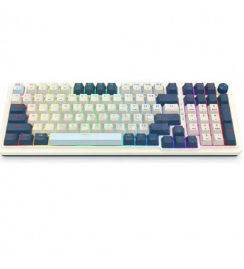 Teclado Redragon Eisa K686WB RGB PRO (Inglés) - White/Black