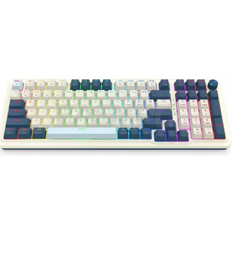 Teclado Redragon Eisa K686WB RGB PRO (Inglés) - White/Black