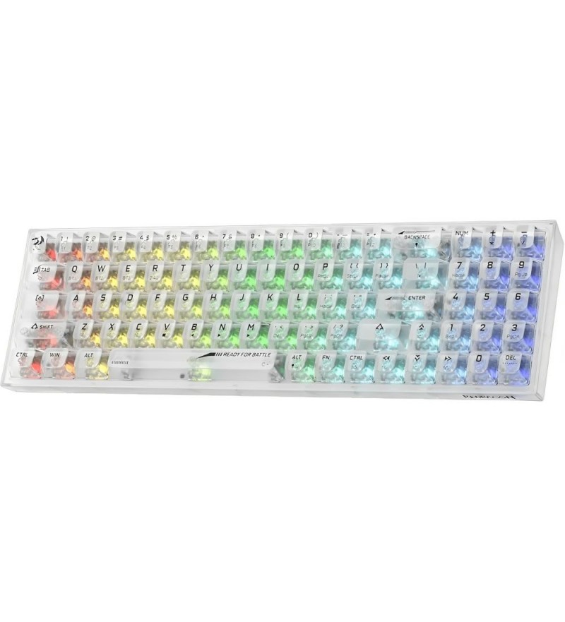 Teclado Redragon Wireless Pollux Pro K628CT-RGB-PRO (Inglés) - Transparante