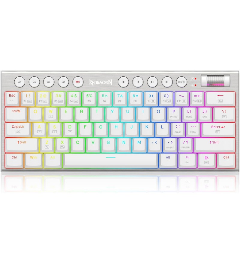 Teclado Redragon Horus Mini Pro K632-RGB-PRO Mechanical/Red/Inglés - White