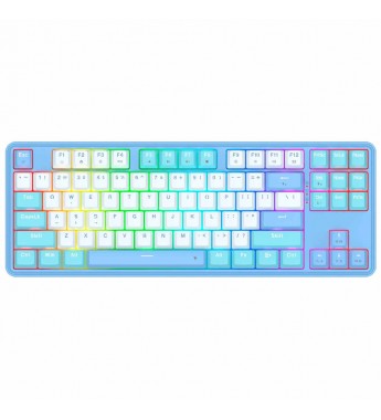 Teclado Redragon K707WBB-RGB Star Blade (Inglés) - Celeste