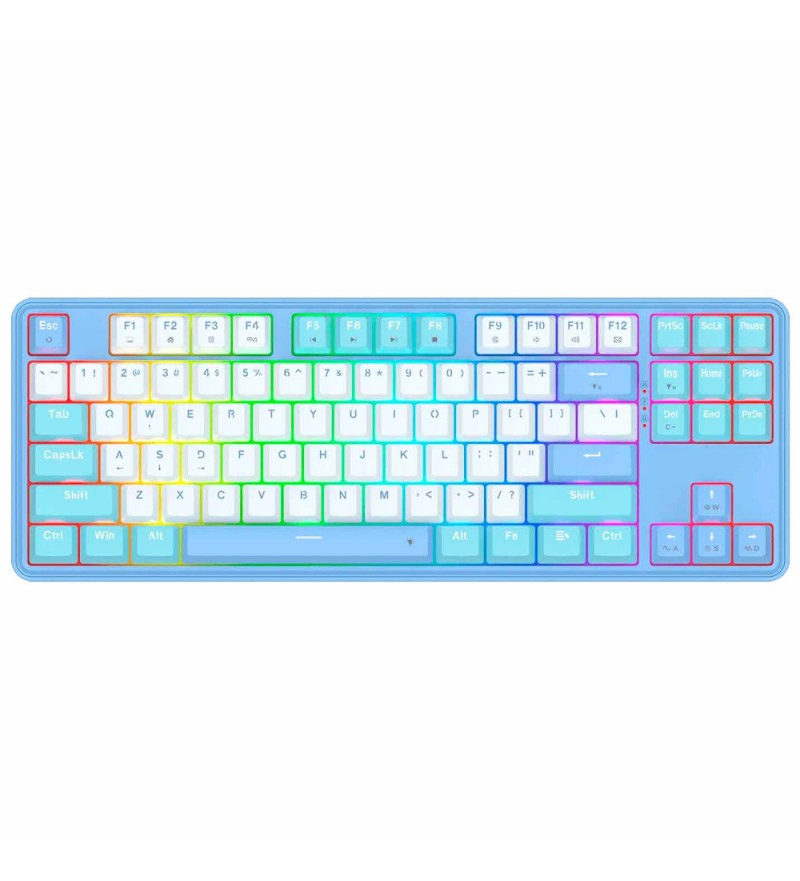 Teclado Redragon K707WBB-RGB Star Blade (Inglés) - Celeste