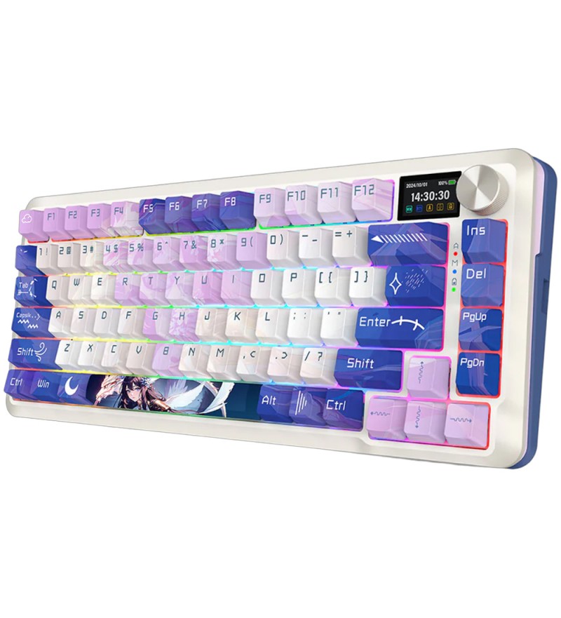 Teclado Redragon K708AK-RGB-PRO Flekact Pro (Inglés) - White