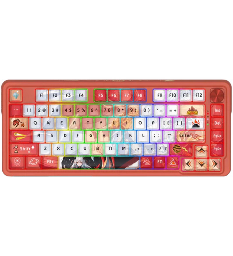 Teclado Redragon Ucal Pro K673AK-RGB-PRO (Inglés) - Red