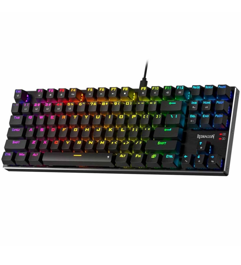 Teclado Redragon Dharma TKL K660-RGB - Red/Black