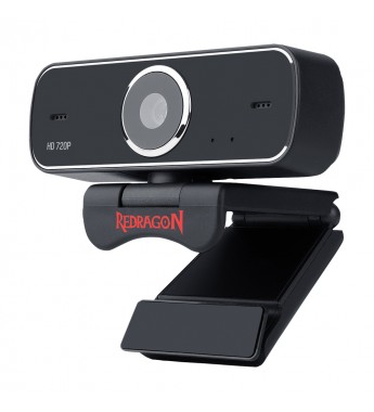 Webcam Redragon Fobos GW600-1 HD 720P con Micrófono - Negro