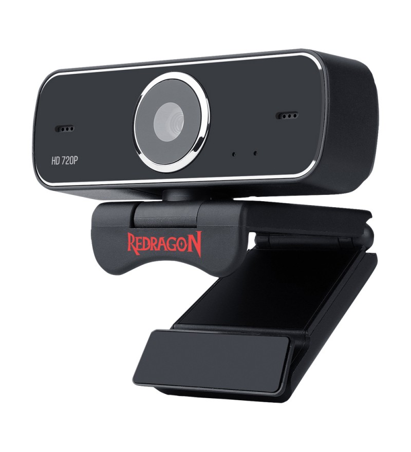 Webcam Redragon Fobos GW600-1 HD 720P con Micrófono - Negro
