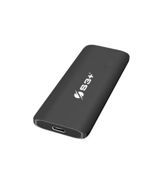 HD SSD Externo S3+ S3SSDE1T0BKPRO USB-C/1TB - Negro