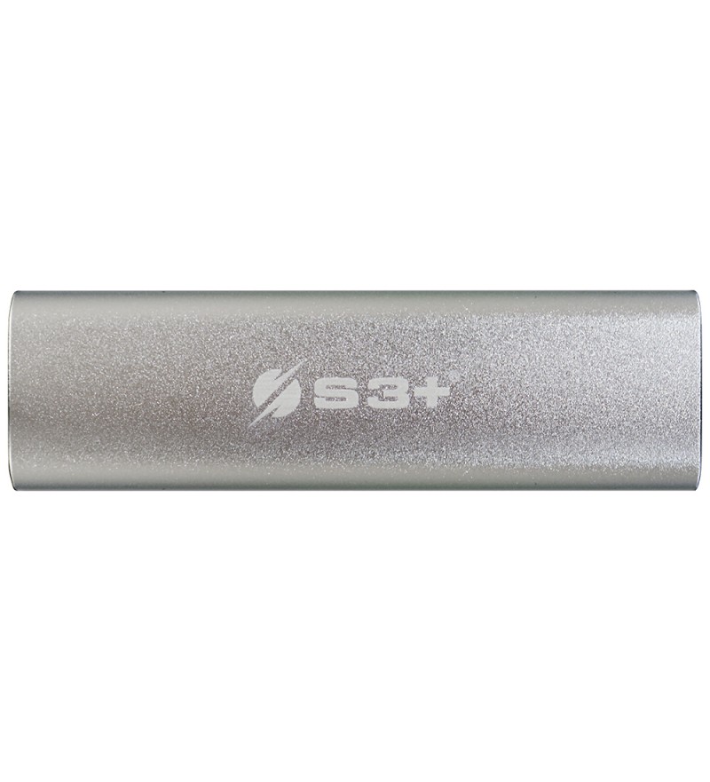 SSD Externo S3+ S3SSDE1T0SL de 1TB con USB-C 3.2 - Plata