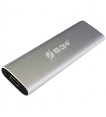 SSD Externo S3+ S3SSDE1T0SL de 1TB con USB-C 3.2 - Plata