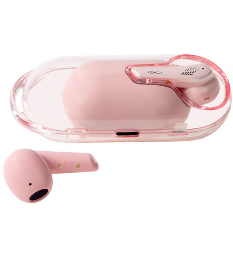 Auriculares Inalámbricos Sate AE-6406 TWS Bluetooth/Micrófono - Pink 