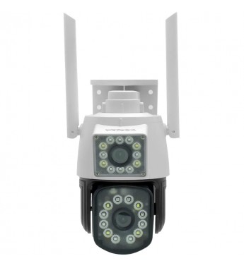 Cámara IP Satellite A-CAM010D IP66 4MP/SD/AI - Negro/Blanco