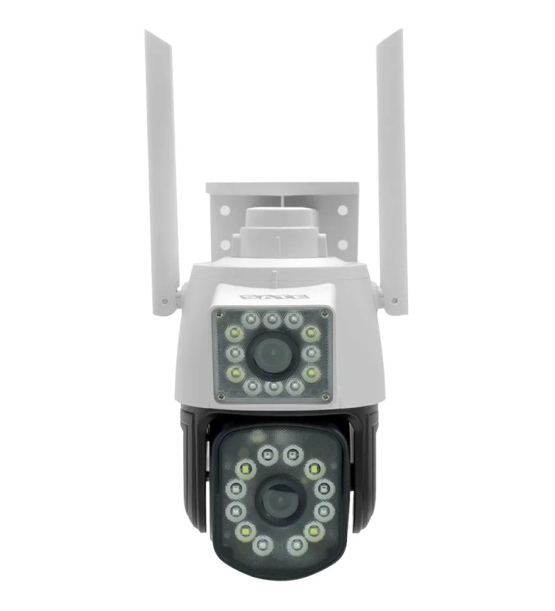 Cámara IP Satellite A-CAM010D IP66 4MP/SD/AI - Negro/Blanco
