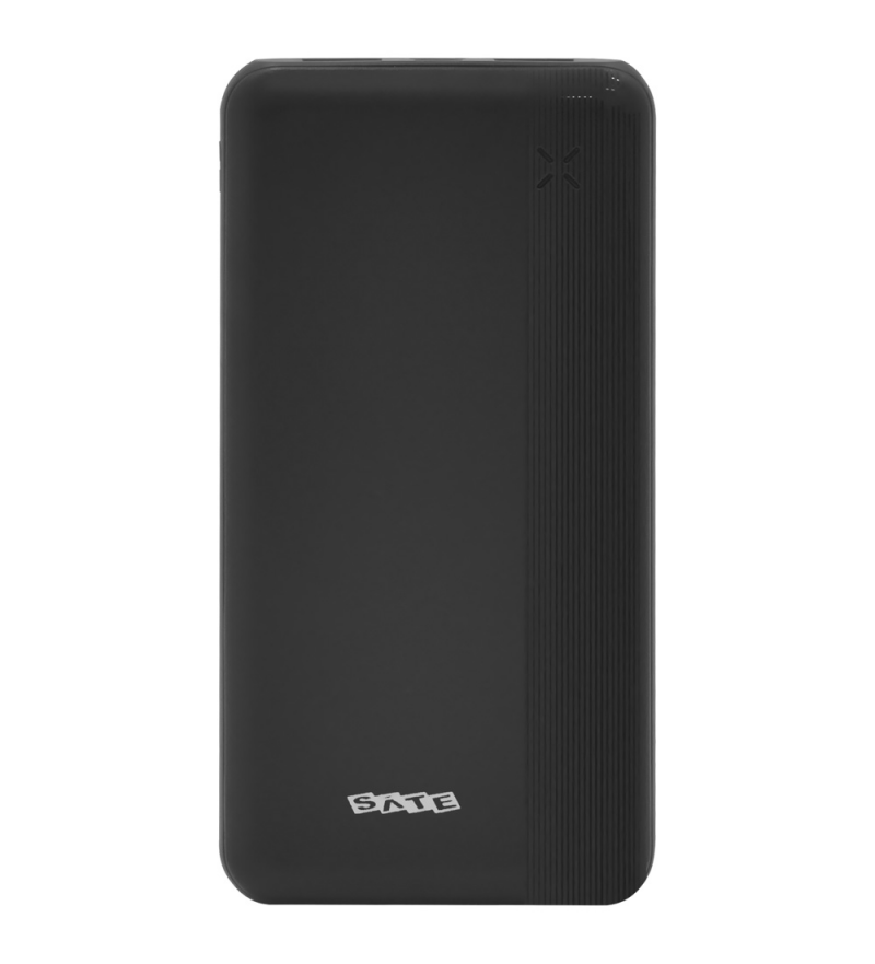 Cargador Portátil Sate A-PB410009 10000mAh USB/USB-C/MicroUSB - Negro