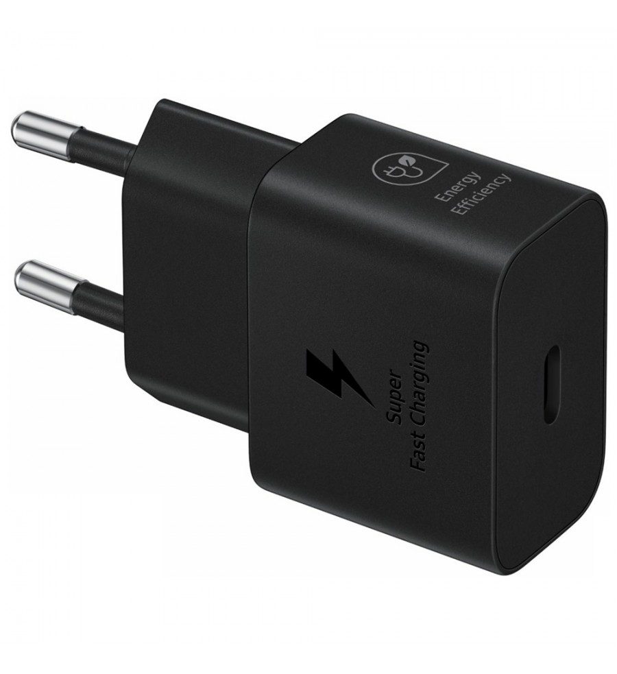 Cargador de Pared Samsung Power Adapter EP-T2510NBEGWW s/cable USB-C/25W - Negro