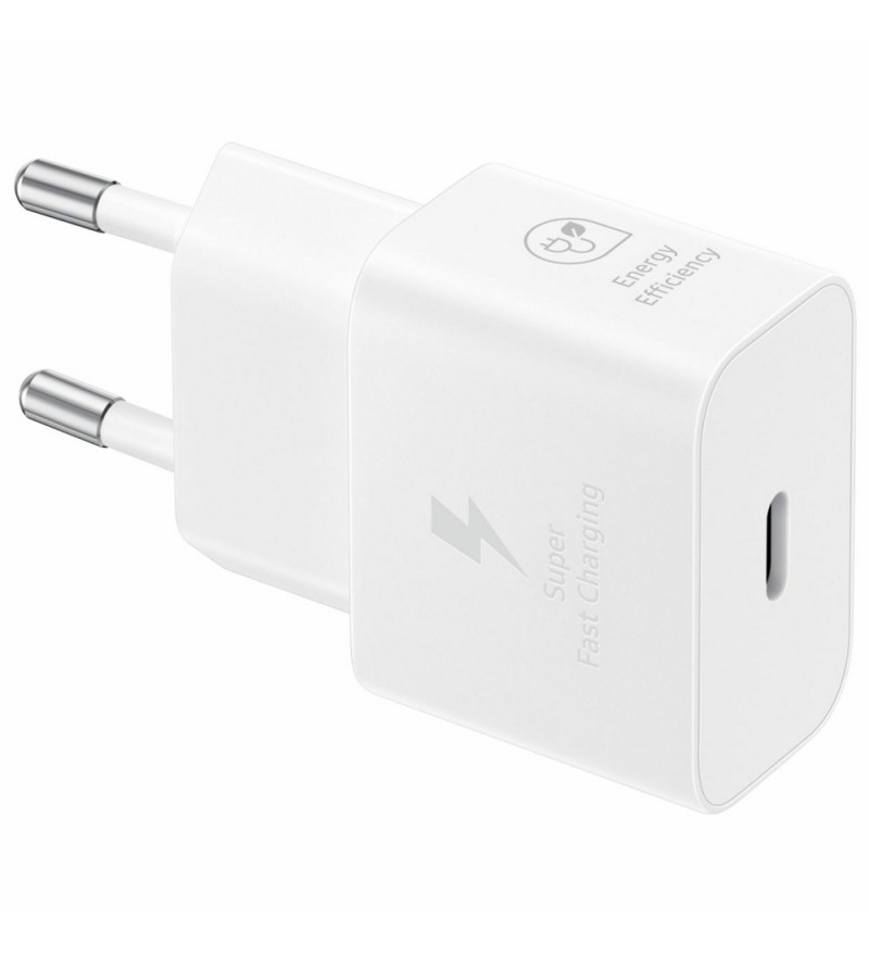 Cargador de Pared Samsung Power Adapter EP-T2510NWEGWW s/cable USB-C/25W - Blanco