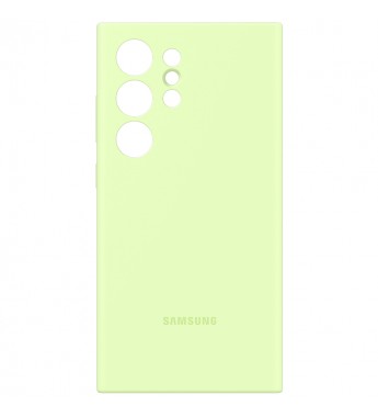 Funda para Galaxy S24 Ultra Samsung Silicone Case EF-PS928TGEGWW - Lime